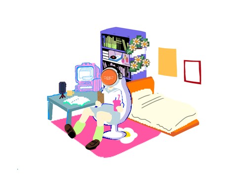 おしゃれなアートグラフィック届けます ポスターや表紙、動画のサムネイルに使えるおしゃれなアート イメージ2