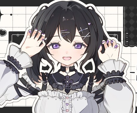 可愛いアニメ塗りイラストお描きします 最短1週間で納品！1枚1枚丁寧に制作いたします！ イメージ1