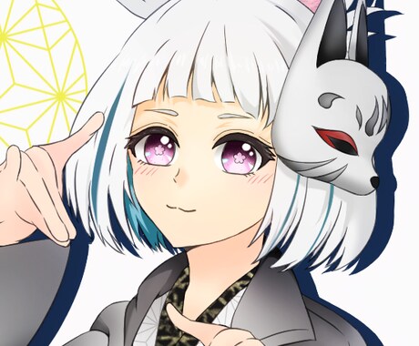 アニメ調2次元イラスト、制作します あなたのオリキャラや分身、イメージイラストなど描きます！ イメージ2