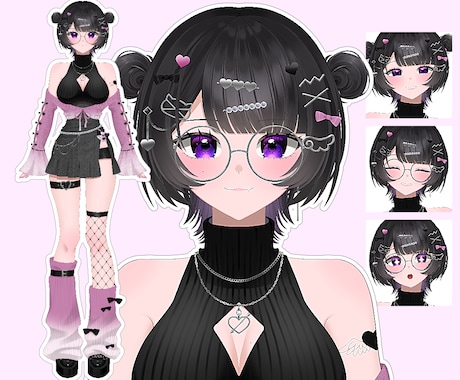 キャラデザ~モデリング一括制作します 私と一緒に『最強の可愛い』をつくりませんか？ イメージ2
