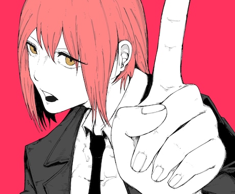 キャラ単体のイラストを制作します SNSやアイコンにもぴったりです！！ イメージ1