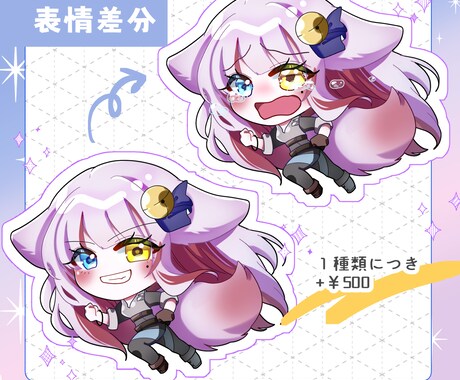 SDキャラ、ミニキャライラストを制作します 現在はリテイク無制限中です！！ イメージ2