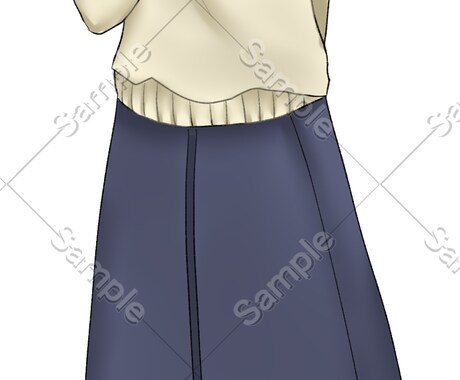 TRPGの立ち絵描きます 表情差分(喜怒哀楽)がデフォルトで4種類ついてます！ イメージ2