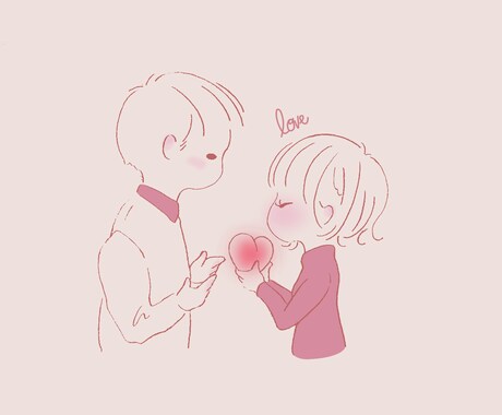 癒される！かわいい、やさしいイラスト描きます 現役デザイン学生による描き下ろし！ イメージ1