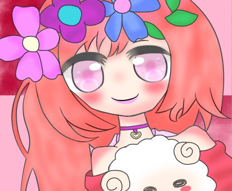 オリジナルのイラストをふんわりタッチで描きます 可愛いイラストが好きな人は是非｡ イメージ2