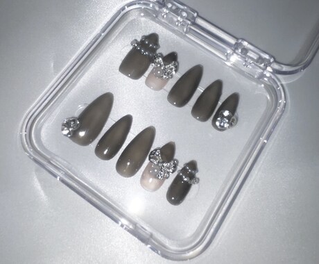 ご希望のデザインでネイルチップを作成します ワンサイズ、またはご希望のサイズ番号で作成いたします。 イメージ2