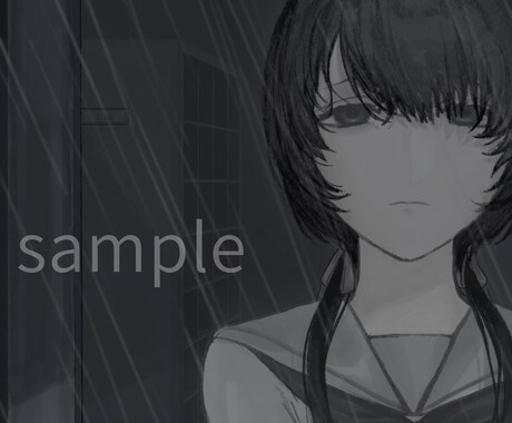 アイコンお描きします アンニュイ／ダーク／クール／耽美／ノスタルジー／少年少女 イメージ2