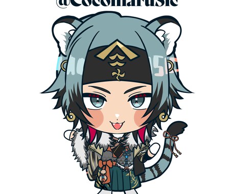 1.5頭身のミニキャラ描きます グッズに使いやすい！1.5頭身のミニキャラ描きます。 イメージ2