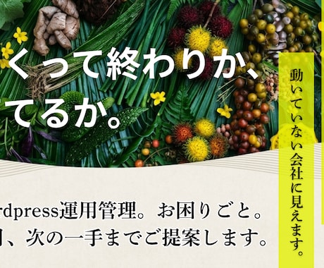 WordPressを育てる伴走運用管理します イメージ1
