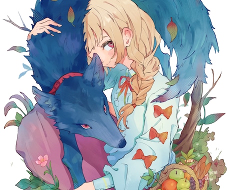 アイコン、一枚絵、背景等、イラスト制作承ります 用途に合わせ親身にヒアリングし理想に近づけます イメージ1