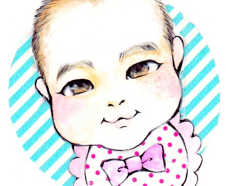 手描き似顔絵描きます 他とかぶらないプレゼント、アイコンなどに。 イメージ1