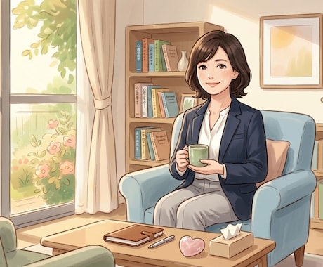 否定せずお話を伺い、沈んだ心を心理学で軽くします 感情コントロールのコツを伝授。穏やかな毎日を一緒に作り出す イメージ1