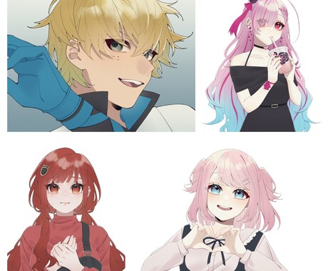 SNSやサムネで使うアイコンイラストを描きます 今なら！顔中心￥1000です！ イメージ2