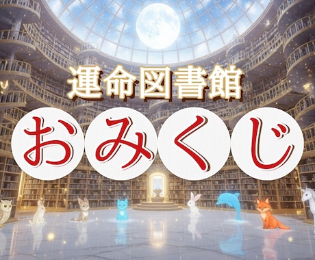 運命図書館おみくじ✧あなたの物語の一章を開きます :*+あなたの心の書架に、今日ひとつ、運命のしおりを･:*+ イメージ1