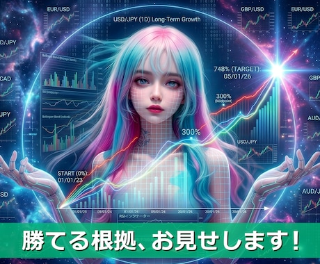 明確な根拠！無裁量FXツールを提供します 自信があるからこそ、ご購入前に全貌を公開します！ イメージ2