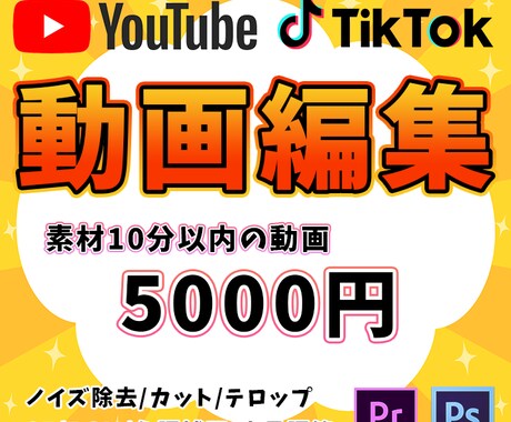 各SNS用の動画編集します コスパの良い動画編集を承ります！ イメージ1