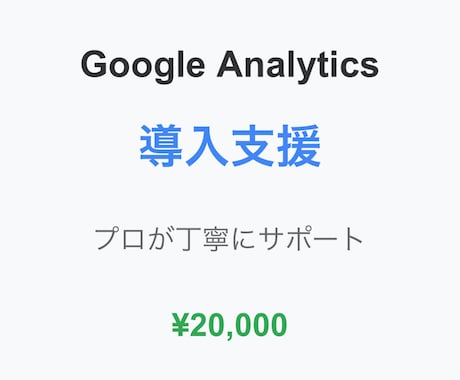 Googleアナリティクスを最適設定で導入します 豊富な実績をもとに確実な導入と活用サポートを提供 イメージ1