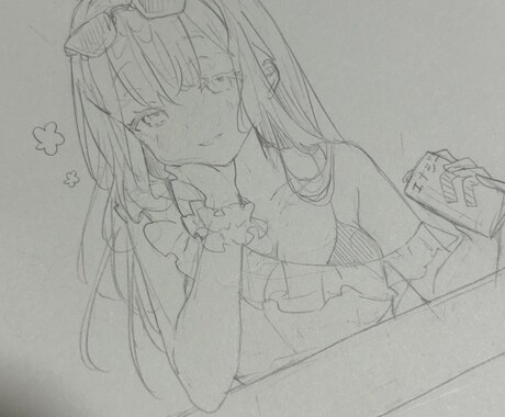 自作発言OK!落書風アナログイラストお書きします 可愛い女の子アナログでお描きします♪ イメージ2