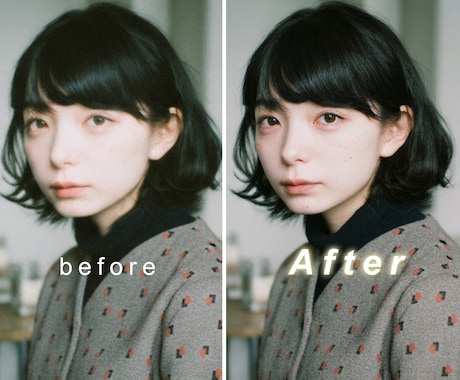 商品の着衣写真や美化をレタッチのプロがご提案します モデルに着せたい平置きにしたい背景を変更したいを解決します！ イメージ1