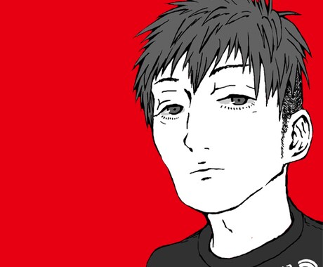 似顔絵描きます カラフルでオシャレな線画の似顔絵を描きます イメージ1