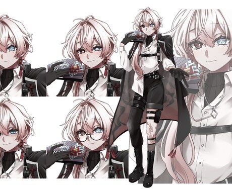 配信用アバターやVTuberの立ち絵作成いたします 雰囲気や世界観を重視した立ち絵を作成します。 イメージ2