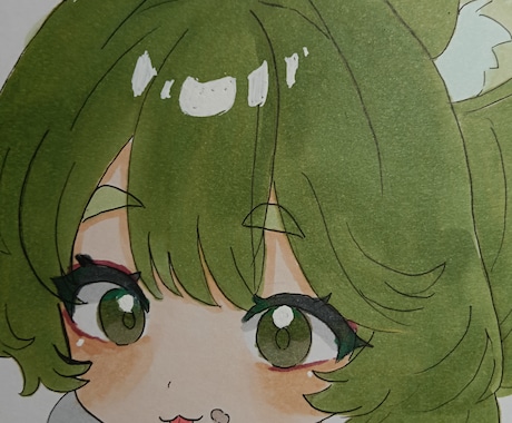 色紙イラストお描きします 趣味、鑑賞用イラストにピッタリなイラストお描きします イメージ1