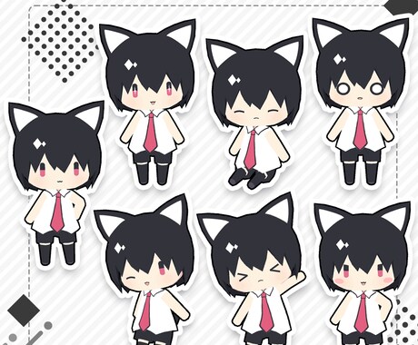 3D◆ぬい風デフォルメ3Dモデル制作します VRChat、VRMを制作します イメージ2