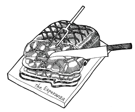 飲食店さん向け♪お料理のモノクロイラスト描きます メニューやSNSに！セット割可能◎モノクロ料理イラストです イメージ2
