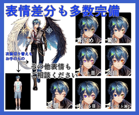 Vtuber制作全工程承ります Vtuberデビューを最低価格でも満足な完成度で承ります！ イメージ2