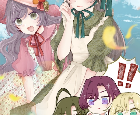キャラクターイラストを描きます ポップでキュートなテイストのイラストをお届けします イメージ2