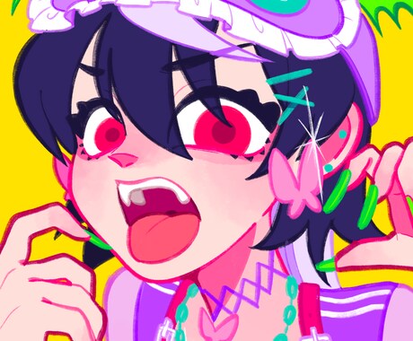 POPでかわいい1枚絵を描きます カラフルなイラストで人目をひきます！ イメージ1