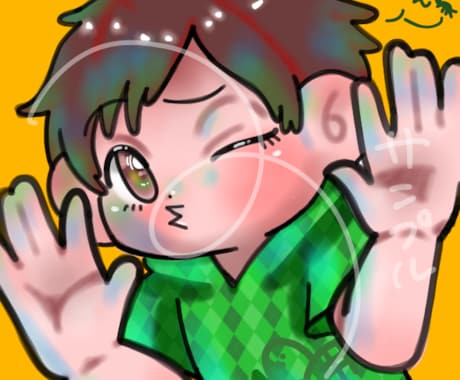 アイコン書きます 自分だけの似顔絵アイコンにしませんか？ イメージ1