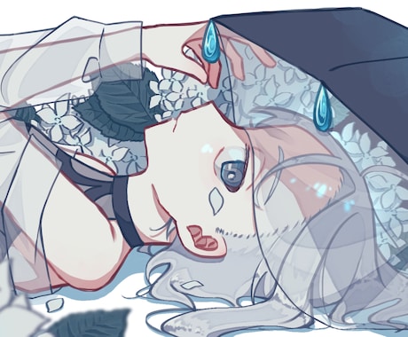 彩度低めで可愛らしさのあるイラストを描きます それぞれの好みに沿ったイラストを制作します！ イメージ1