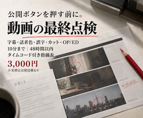 公開前の動画を全編チェックします イメージ1