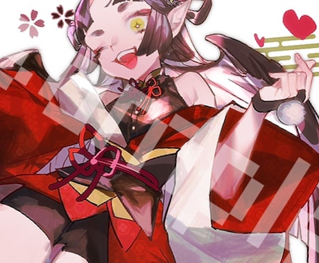 可愛いアイコン、イラストお描きします アイコン、卓用の立ち絵、サムネイラスト等幅広く受付けています イメージ2