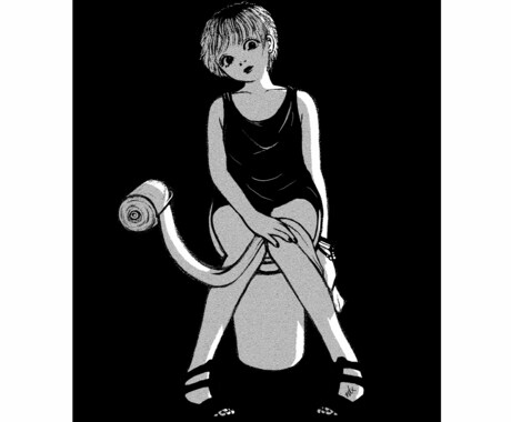 小説等の白黒挿絵描きます ホラーや心情エッセイ…etc… イメージ2