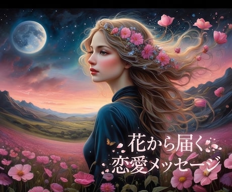 お花から届く恋愛のメッセージを読み解きます お花とカードから、今のあなたに必要なメッセージをお届けします イメージ1