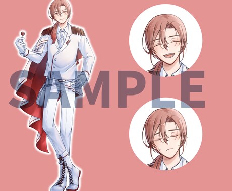 差分１つ無料！キャラクター立ち絵お描きいたします ゲーム/TRPG/You Tubeなどにおすすめです！ イメージ2