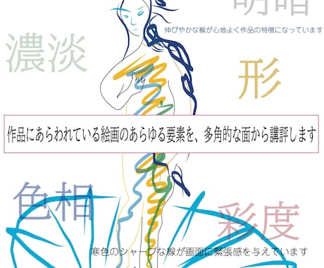 絵画作品について、テキストによる添削をおこないます 描きたい世界観に合わせたアドバイスをおこないます！ イメージ1