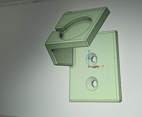 3Dプリンターで小物をモデリングと製作します 大体の図面でプラスチック模型作ります イメージ1