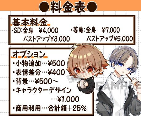 可愛いイラストを制作いたします SNS、プレゼント、鑑賞用と様々な用途でお使いいただけます！ イメージ2