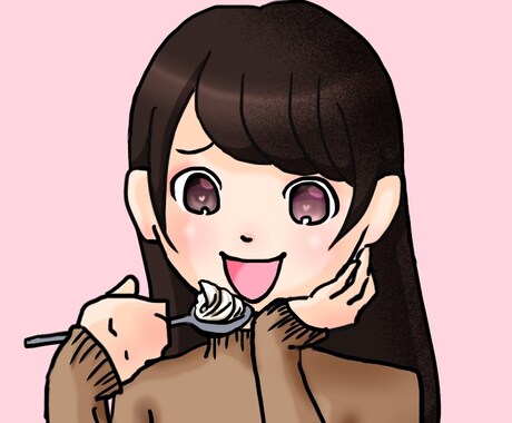 SNS に最適！【かわいいアイコン】描きます キャス主やYouTuber、顏出しをせずに配信したい方にも イメージ1