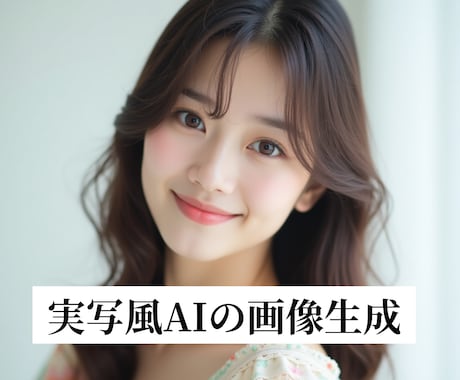 実写風のAI画像生成します 商用利用OKなリアルな人の画像を生成します。 イメージ1