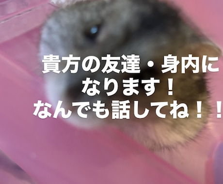 あなたの友達・身内になりきります いつでも気楽に電話してきて！何でも話し聞くから！！ イメージ1