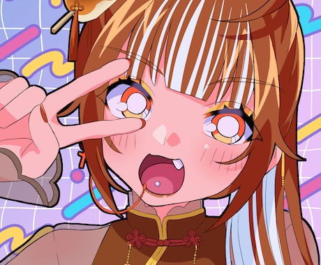 平成レトロな可愛いイラスト描きます アニメ塗りで懐かしさのある絵柄！ イメージ2