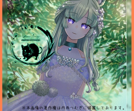 背景あり！商用利用可！イラストを制作します しっかりヒアリング＊可愛くて豪華なイラストを制作します！ イメージ2
