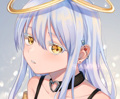 Twitter、LINE等のSNSアイコン描きます 可愛い、綺麗系のバストアップアイコンを描かせて頂きます！ イメージ1