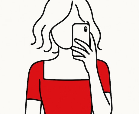 SNSアイコン用のシンプル線画イラスト作成します シンプルかつ印象的。ミニマル線画であなたの魅力を引き出します イメージ2