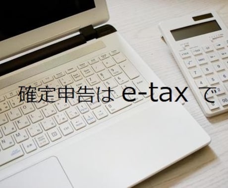 e-Taxによる確定申告のサポートをします 確定申告は「早い・お得・簡単」なe-Taxで! イメージ1