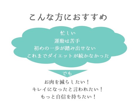 運動なしで8kg痩せた私が1ヶ月間サポートします 実績3件達成まであなたのダイエットを最低価格でサポートします イメージ2